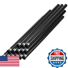 Izzo Golf Black Plastic Golf Club Tube 1.5 Inch Pack Of 14 A29228