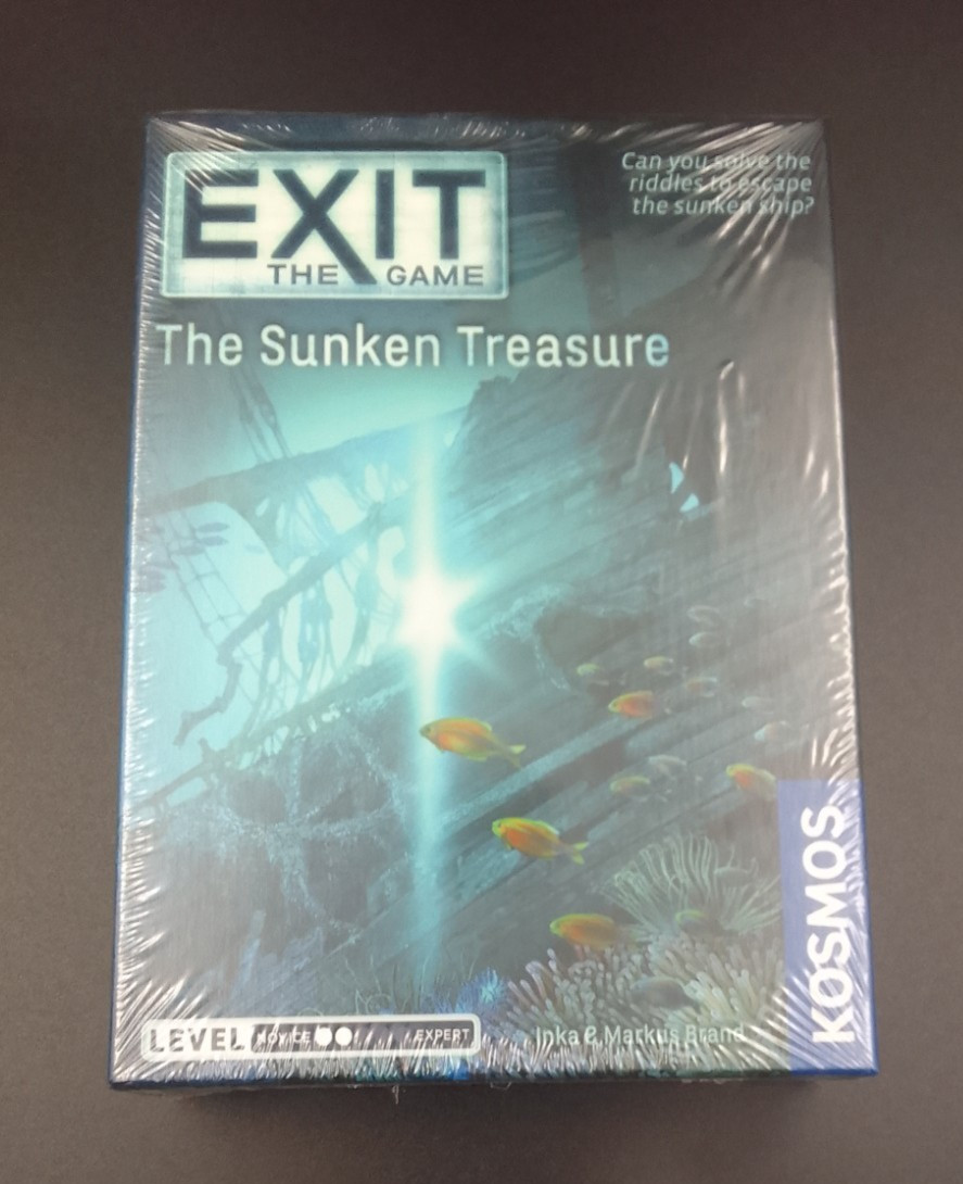 Thames & Kosmos - EXIT: The Sunken Treasure - Level: 2/5 - Unique Escape Room Game - 1-4 Players - Puzzle Solving Strategy Board Games for Adults & Kids, Ages 12+ - 694050 - Image 3