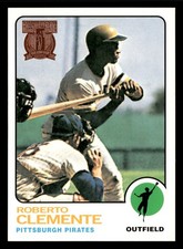 1998 Topps Roberto Clemente Reprints Baseball Card #19 Roberto Clemente (1973 T