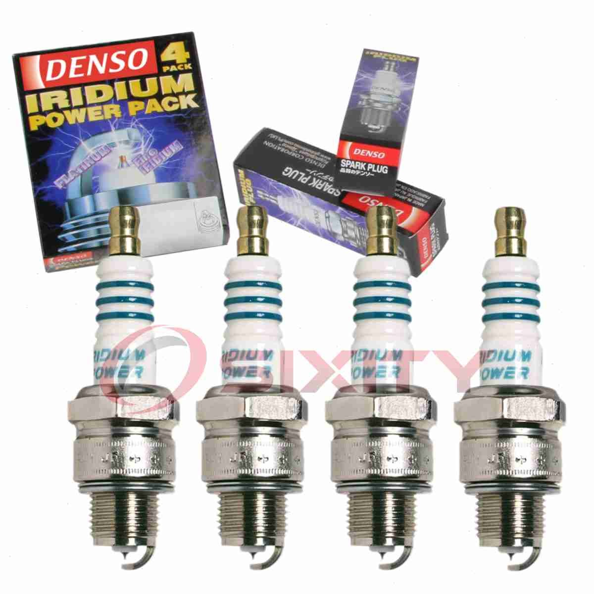 4 pc Denso Iridium Power Spark Plugs for 1968-1971 Renault R10 1.3L L4 oy
