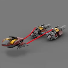 Hot Sale Marshall's Podracer Speeders Model Building Kit 252 Build Moc