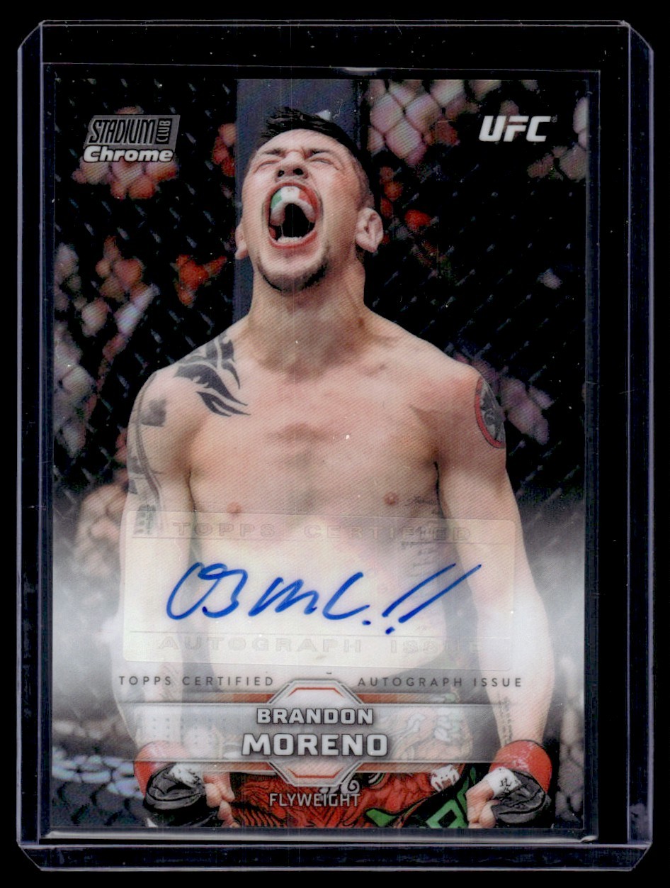2026 Topps Stadium Club UFC Chrome Autograph Brandon Moreno` #cav-bmo 0