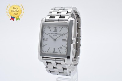 New Batt Baume & Mercier 65562 MOA8676 Hampton Square Mid-size Qz Unisex Watch