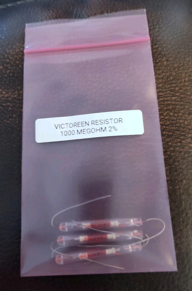 Victoreen Hermetically Sealed Resistor 1000 Megohm 2.0% Tolerance **LAST ONE** - Image 2 of 4