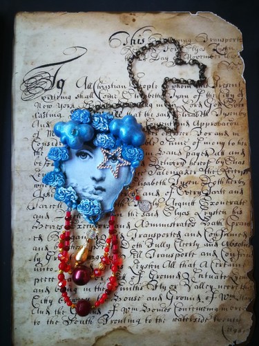Necklace Woman Jewelry Luxury Charm Cloud Face Vintage Muse Golden Age Jewellery - Picture 2 of 24