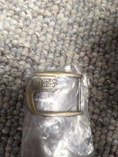 1980's RED MAN TOBACCO PINKERTON TOBACCO COMPANY BELT BUCKLE