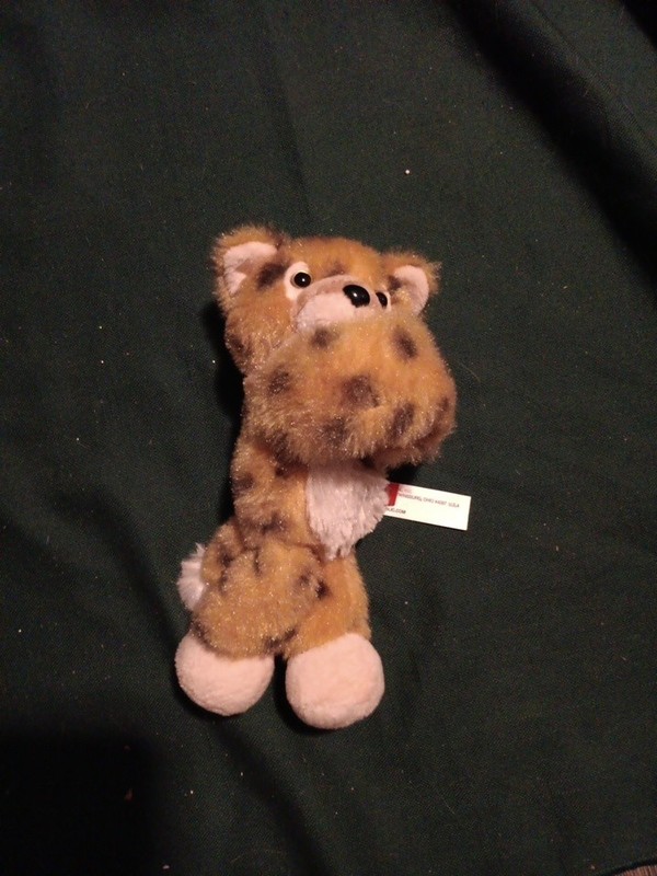 WILD REPUBLIC HUGGERS BABY CHEETAH LEOPARD PLUSH WRIST SLAP BRACELET