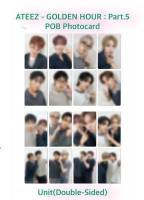 presale[ATEEZ] GOLDEN HOUR : Part.5 Music-Art Fan Sign Event Photocard