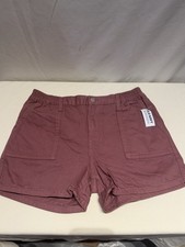 Old Navy Mauve Jean Short, Girls Size 16, 3  Inseam, Stretch Waist, Pockets, NWT