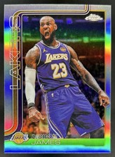 2025-26 Topps Chrome Update LeBron James Refractor #1 Lakers