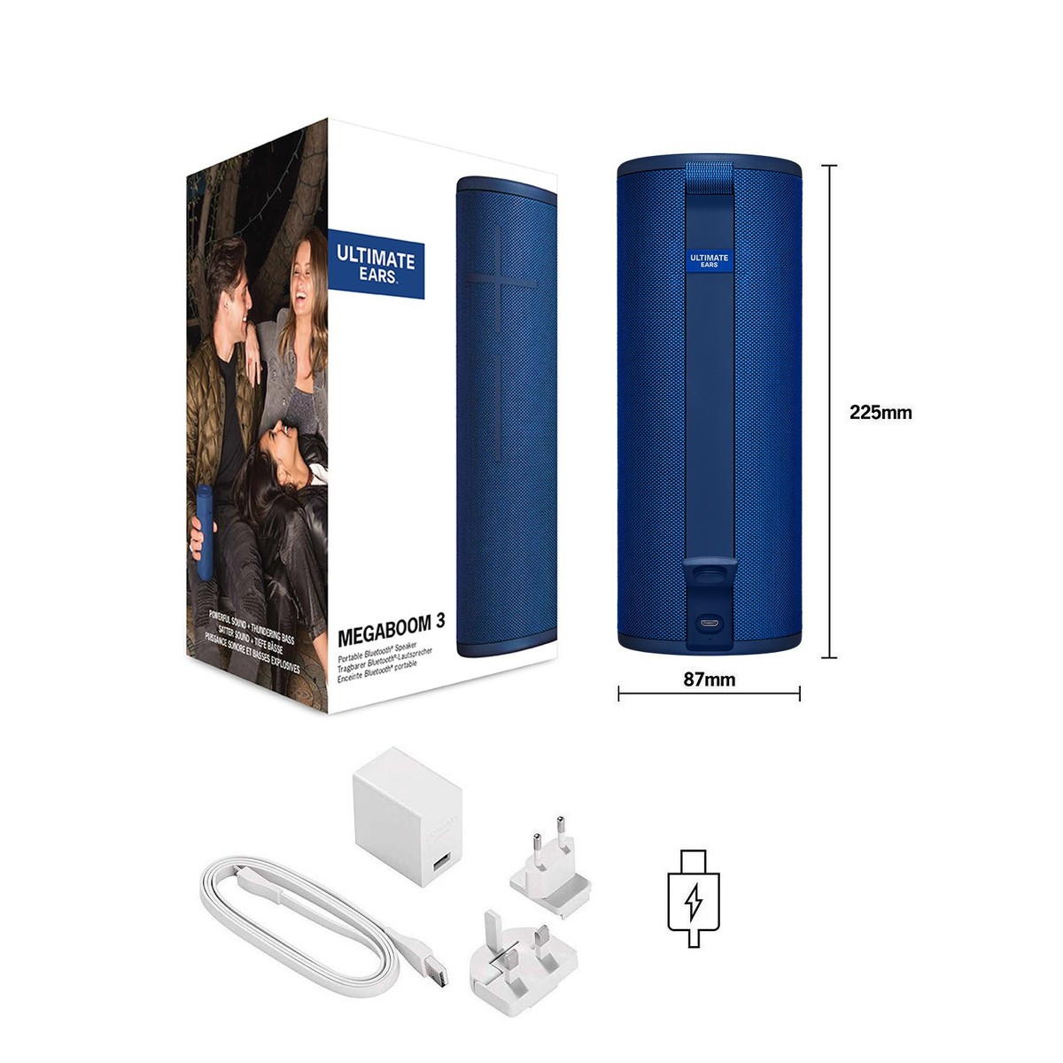 Ultimate Ears MEGABOOM 3 Portable Wireless Bluetooth Speaker - 984