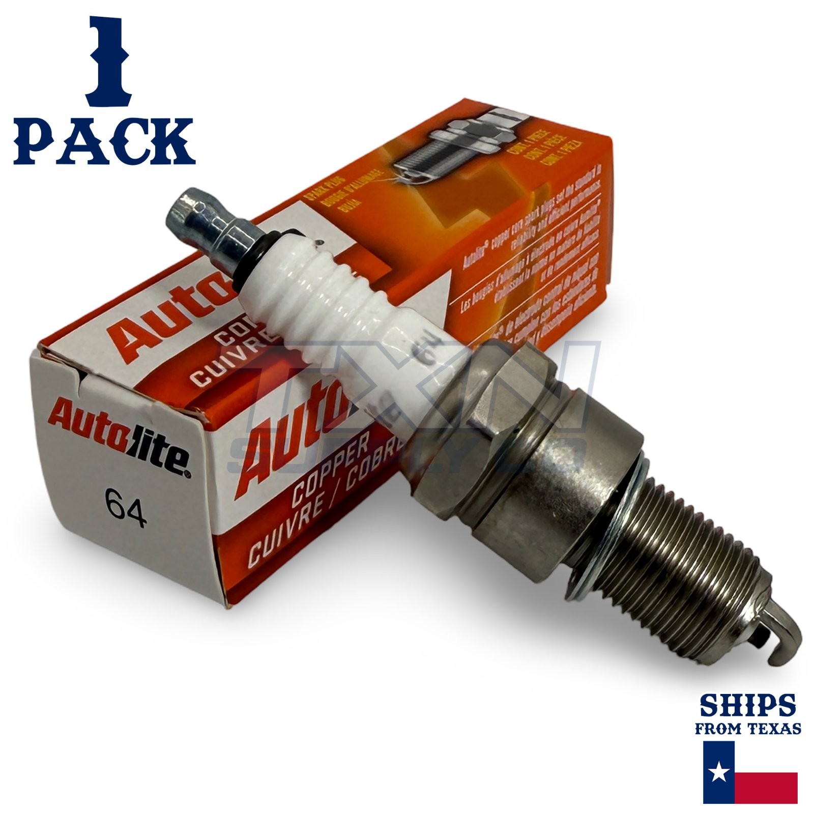 Autolite 64 Copper Core Spark Plug - 1 Pack