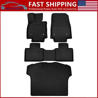 FITS 2023-2024 LEXUS RX350 FLOOR/TRUNK MAT ALL WEATHER TPE 3D REAR CARGO CARPET