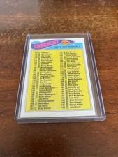 1977 Topps - Checklist Cards 133-264 #256 - FREE SHIPPING
