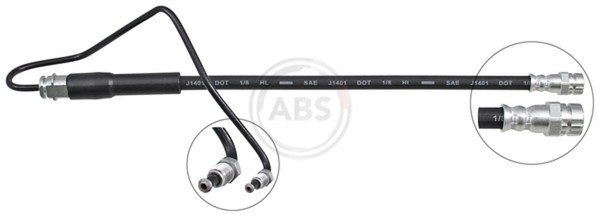 A.B.S. Bremsschlauch Sl 1068 FüR Audi Q5 Fyb Fyg Sportback Fyt Tdi Quattro Tfsi-image