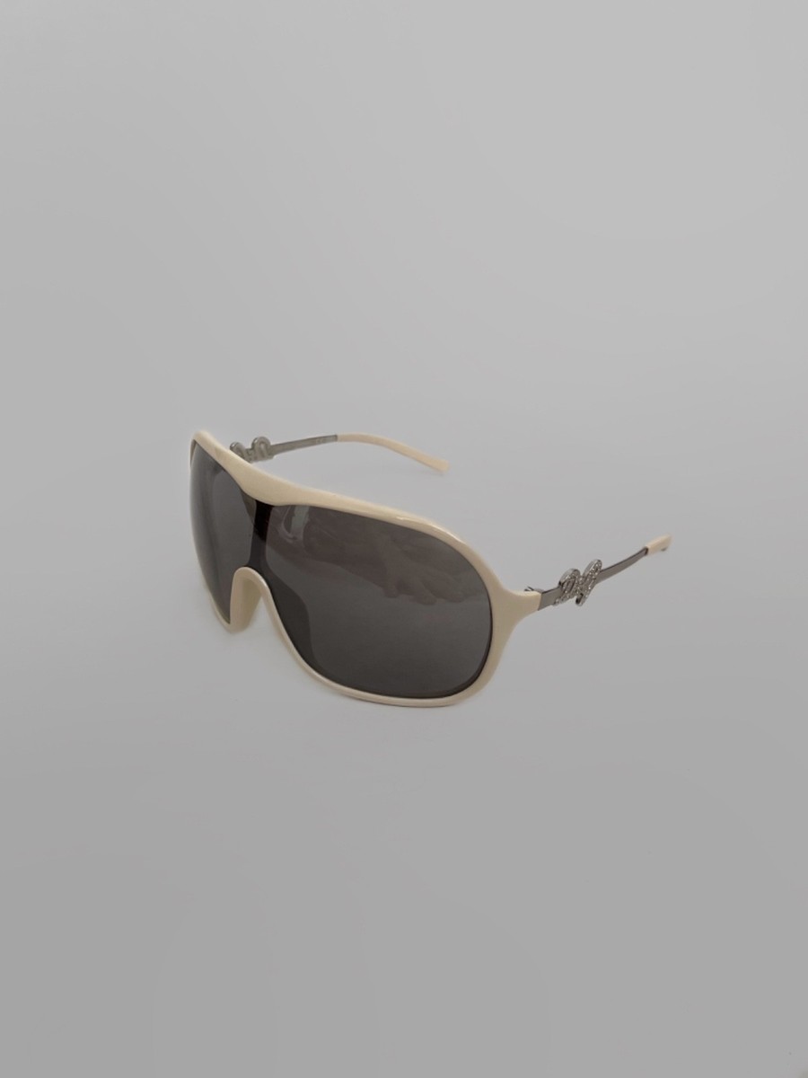 Dolce Gabbana vintage Mask sunglasses White 2000s Women One size