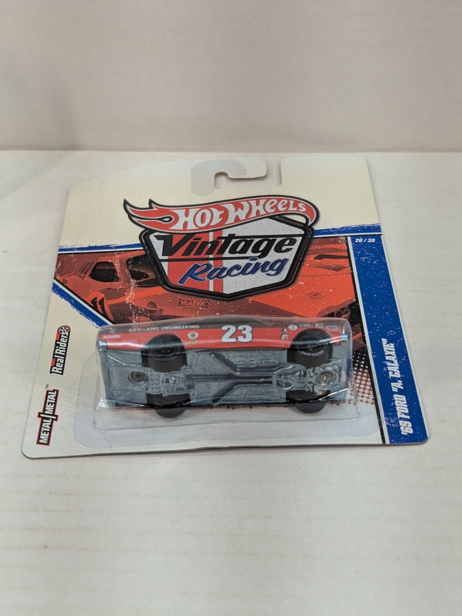 Hot Wheels Vintage Racing '65 Ford “A” Galaxie Real Rider 20/30 In
