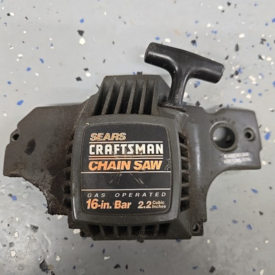 #ad SEARS CRAFTSMAN 16quot; 2.2CI CHAINSAW Recoil And Recoil Cover 358.352161 $24.99