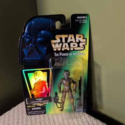 Star Wars Power of the Force vintage 4-Lom figure c 1997 Kenner
