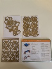 Cricut Cuttlebug Die Cuts Lot Christmas Bells Dies And Embossing Mat