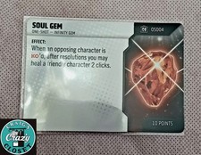 HeroClix Soul Gem 0S004 One Shot Card Collector's Trove Set New