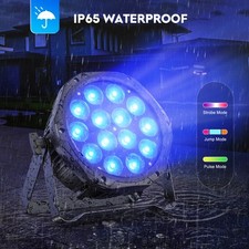 14x15W IP65 Waterproof Par Light RGBW DMX Stage DJ Outdoor Party Lighting Light