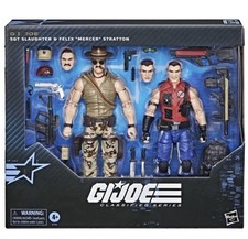 G.I. Joe Classified Sgt. Slaughter & Mercer 2-pack. New Sealed  173