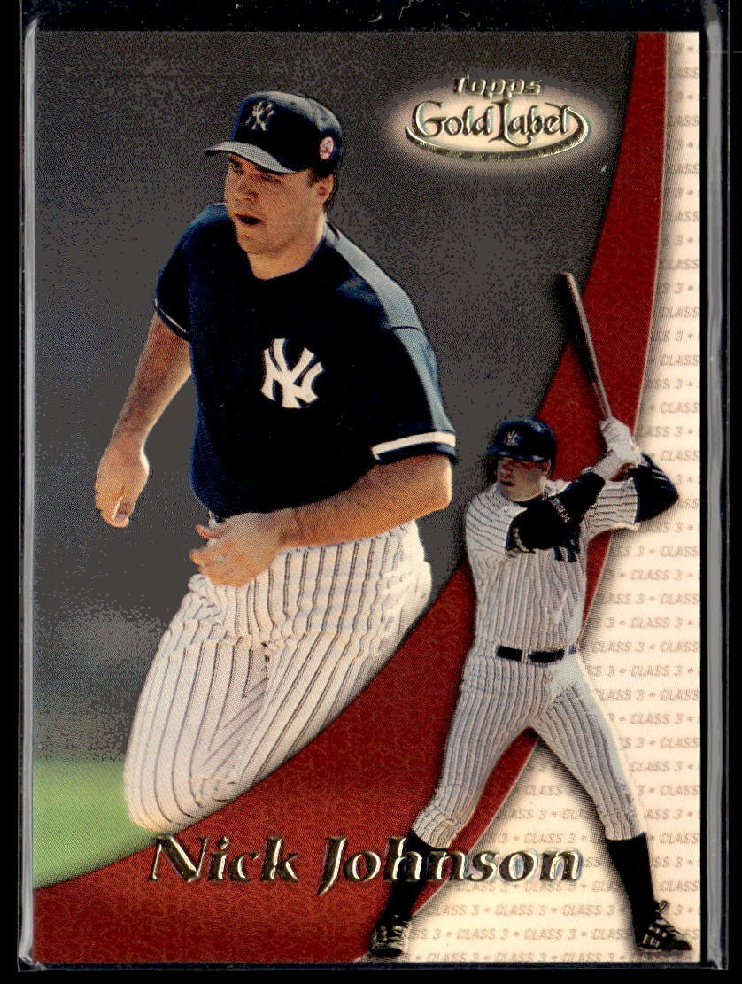 2000 Topps Gold Label Class 3 Nick Johnson #7 New York Yankees