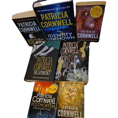 Patricia Cornwell Job Lot Bundle of 7 books great reads all in VGC 