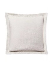 Ralph Lauren Kaia Matelass Euro Pillow Sham 26" X 26" Cream 135