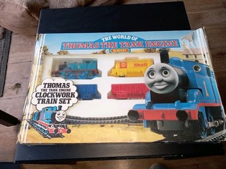 Hornby Oo Gauge Thomas The Tank Engine Clockwork Train Set Boxed Key Missing