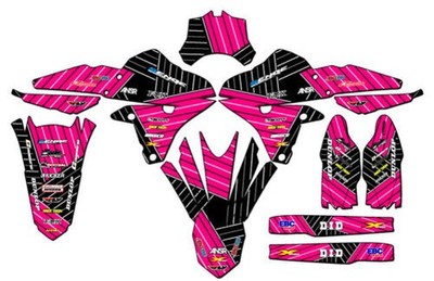 2014-2019 Für Cycra Powerflow YZ 250 Fx Rennen Serie Pink Senge Grafik Set