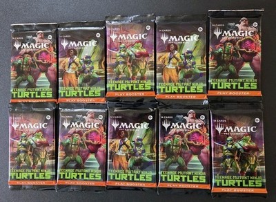10 - (Ten) Teenage Mutant Ninja Turtles Play Boosters magic MTG TMNT Leo Don
