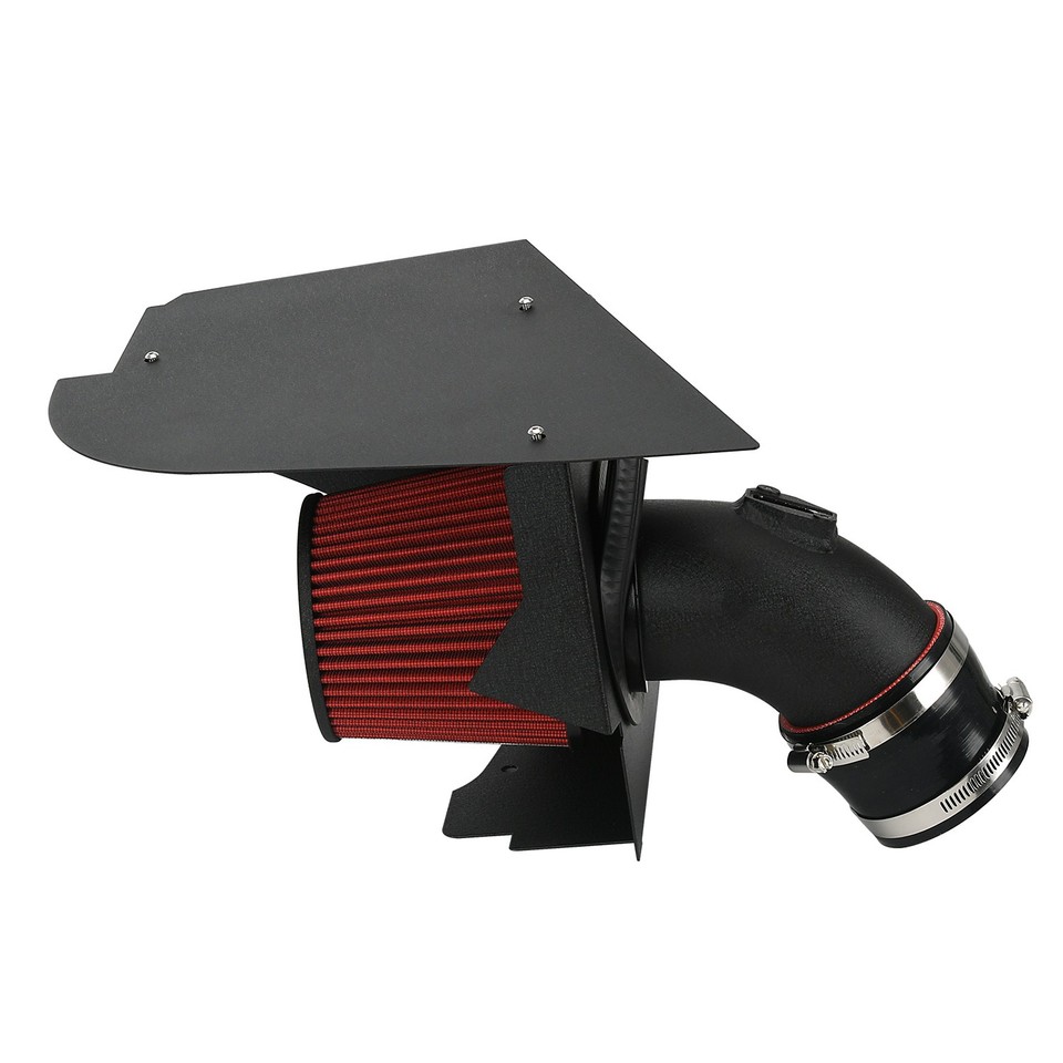Aluminum Cold Air Intake Pipe Kit w/ Air Filter & Heat Shield For BMW ...