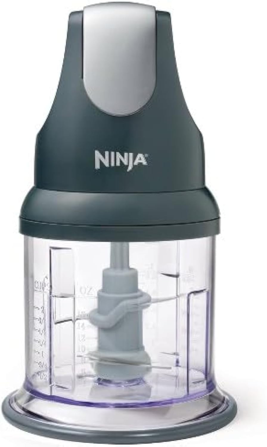 Ninja Food Chopper Express Chop, 16-Ounce Bowl for Mincing NJ100GR