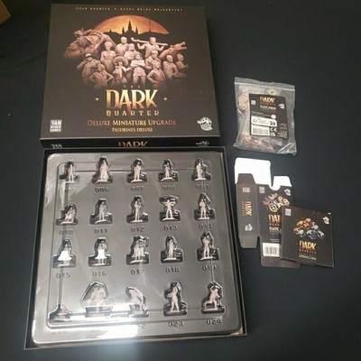 The Dark Quarter: Deluxe Miniature Upgrade + Tokens + Coins (Board Game Add-Ons)