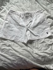 Ralph Lauren Sport Womens White Chino Shorts ...