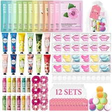 120 PCS Spa Party Supplies for Girls, Spa Party Favors Include Face Masks Skinca