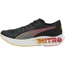 Puma Deviate Nitro Elite 2 Mens Running Shoes Black Lightweight Racing Trainers