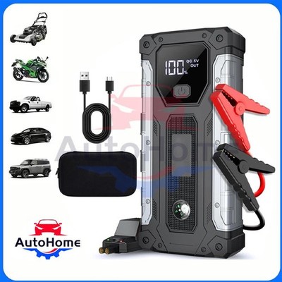 Car Jump Starter 8000mAh Booster Jumper Box Power Bank Battery Charger