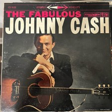 Johnny Cash the Fabulous Johnny Cash Columbia CS 8122 Vinyl LP Record Album