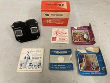 Vintage Sawyer's View-Master Model E 3D Viewer Bakelite with Original Box