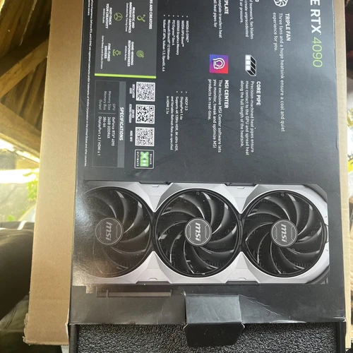 (FOR PARTS) MSI Geforce RTX 4090 VENTUS oc heatsink only (NoCore orVRAM orpcb) 