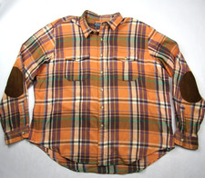 Vtg 90s Y2K Polo Ralph Lauren Plaid Button Down Work Shirt Men's Size 2XL