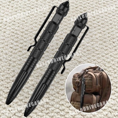 2PCS Self-defence Survival Pen Emergency Glass Student Office Writing Muti Tool