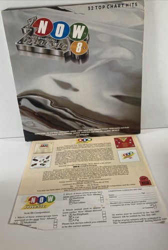 NOW THAT'S WHAT I CALL MUSIC 8 VINYL DOUBLE ALBUM 1986 Gatefold Sleeve - Picture 5 of 10