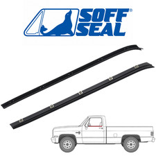 Front Window Beltline Weatherstrip Pair for Chevrolet C10 K10 Blazer 1973-1980
