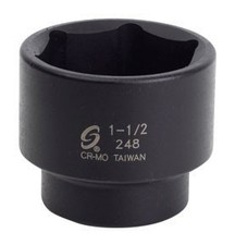 1/2" Drive,  Socket, 1-1/2" 248 SUNEX TOOLS 1-1/2in. Metal 613364000199 Sockets,