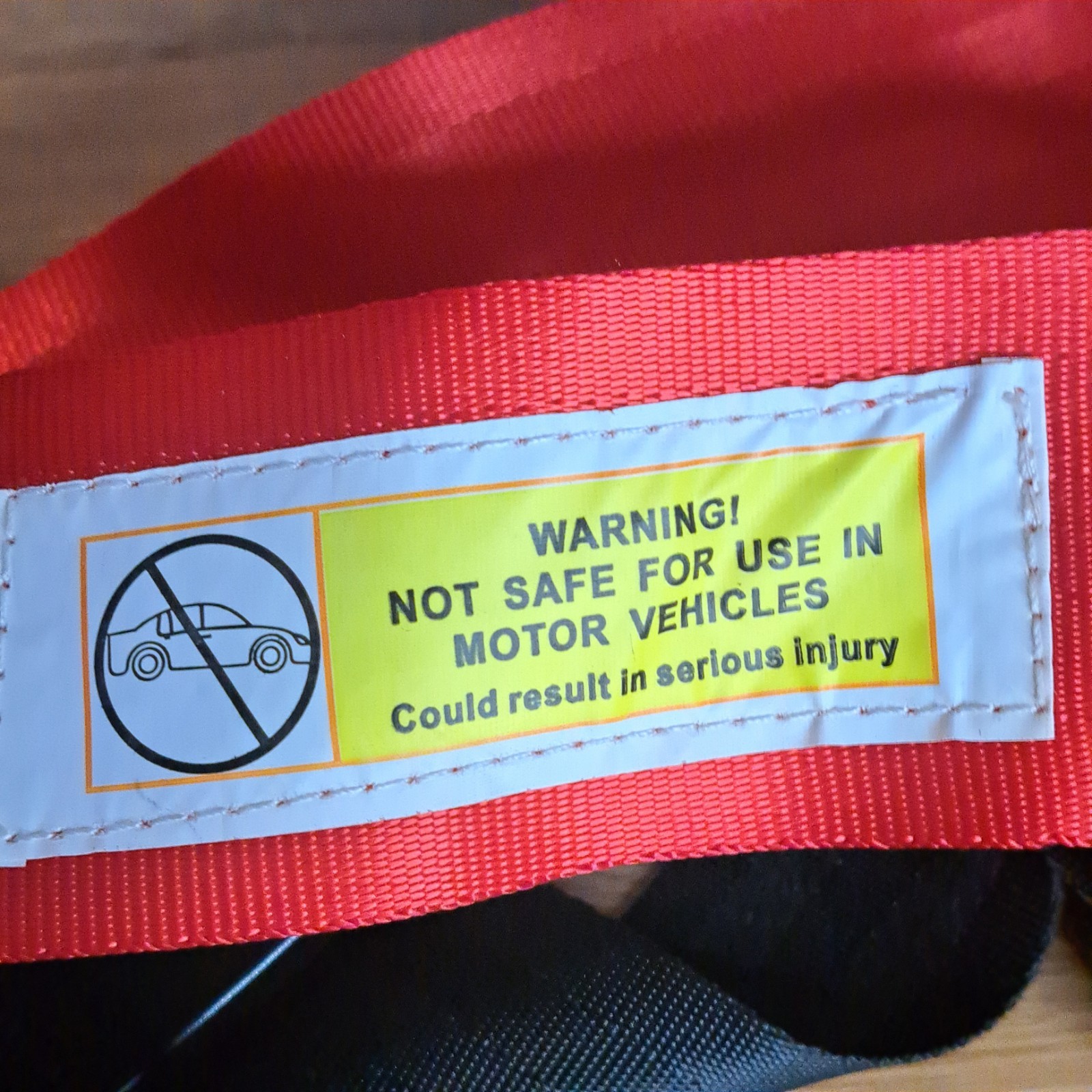 Airplane Safety Travel Harness Kids Red Universal Fit Similar to CARES Toddler