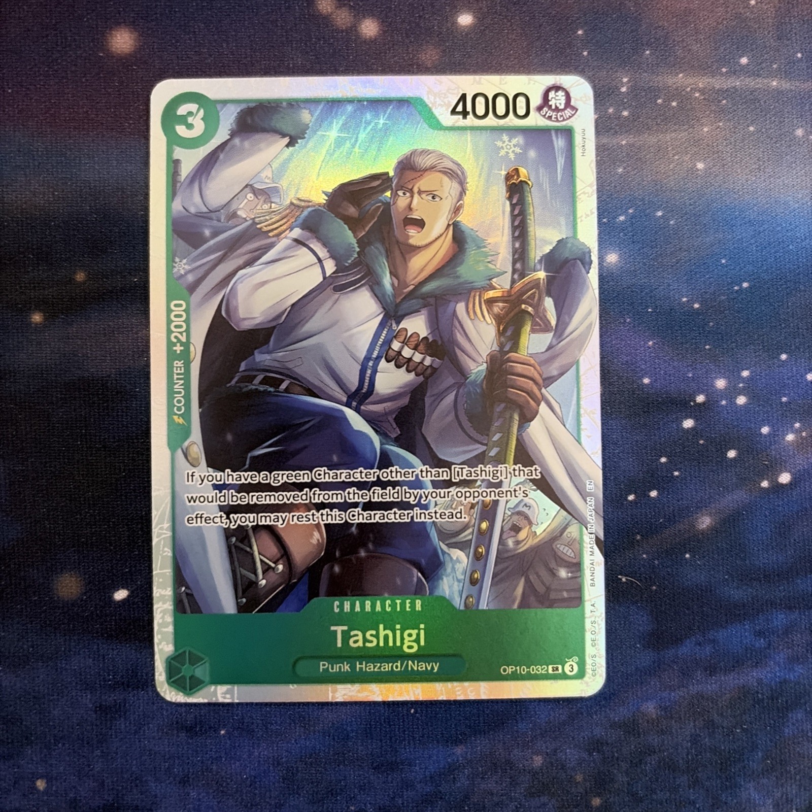 ONE PIECE - TASHIGI - OP10-032 - SUPER RARE - ENG PREMIUM BOOSTER 2 PRB02 - NEW